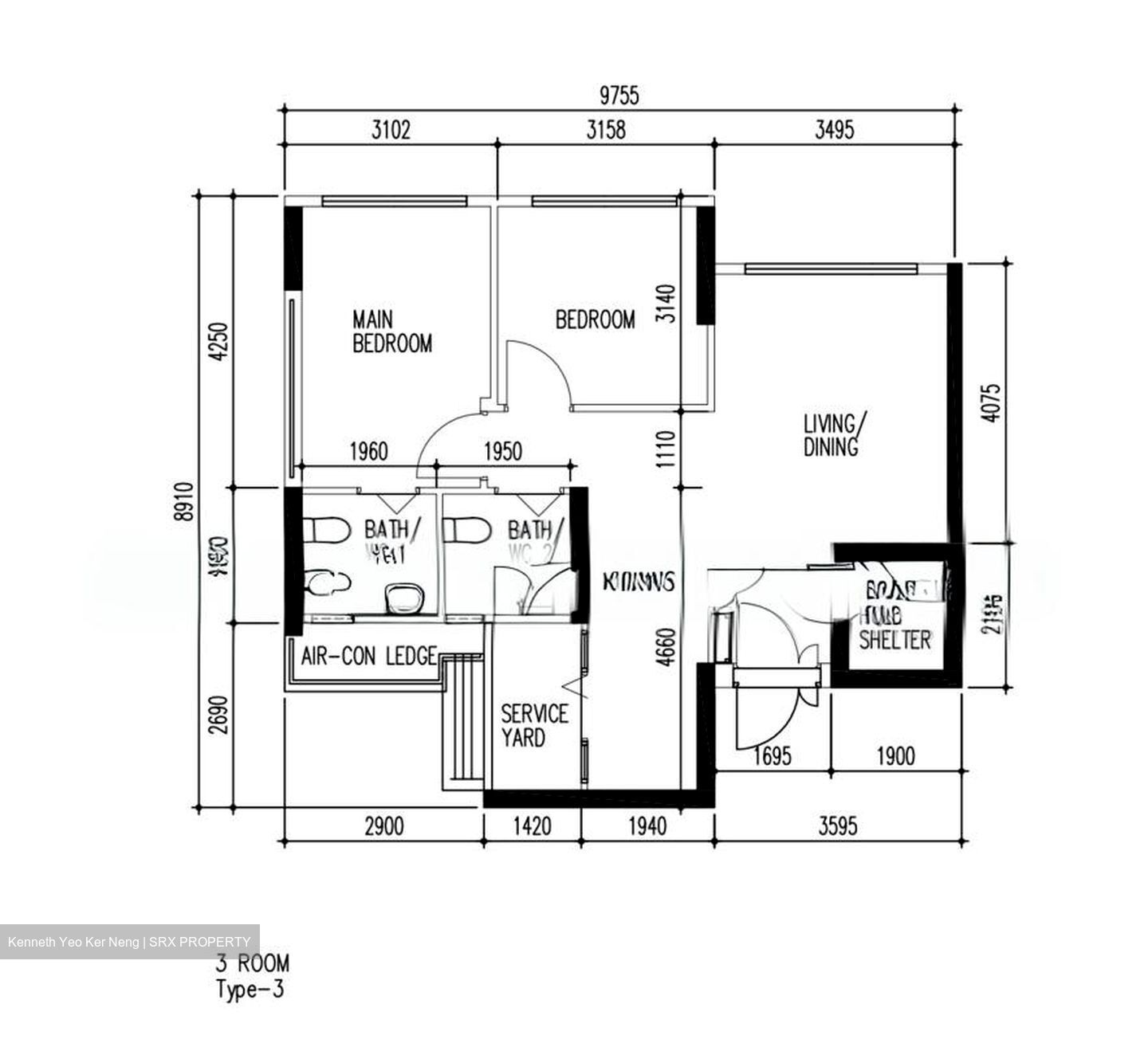 Blk 109A Eastglen @ Canberra (Sembawang), HDB 3 Rooms #604714381